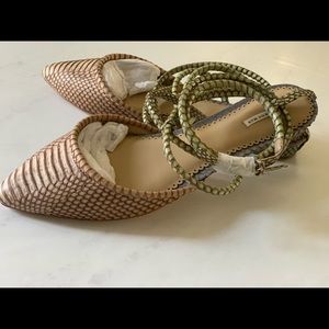 New Leon max tie around mules